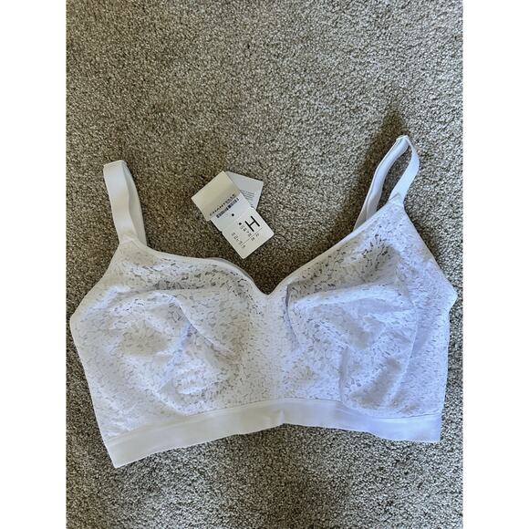 CHANTELLE 13F8 NORAH SUPPORTIVE HIGH LIFT WIRELESS 38H New White - Picture 1 of 4